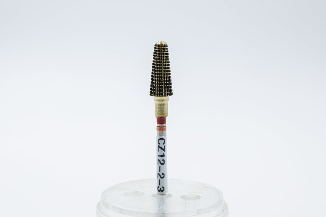 Coated Tungsten Carbide Nail Drill Bit CZ12 - 2 - 2 fine, head size 6x14.5 mm - U - tools - U - tools