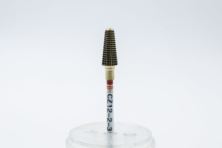 Coated Tungsten Carbide Nail Drill Bit CZ12 - 2 - 2 fine, head size 6x14.5 mm - U - tools - U - tools