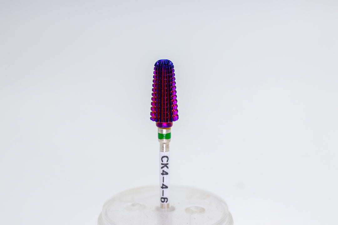 Coated Tungsten Carbide Nail Drill Bit CK4-4-6  Coarse, head size 6.5x14mm