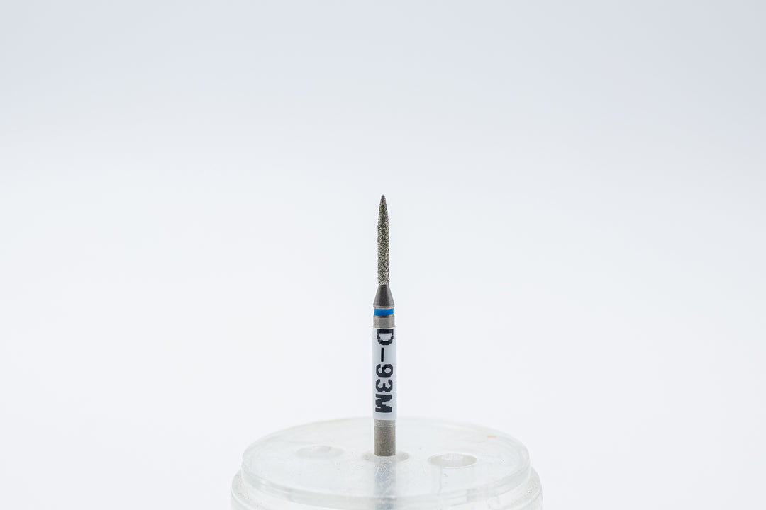 Diamond  Nail Drill Bits D-93, shape needle, head size 1.2x10 mm