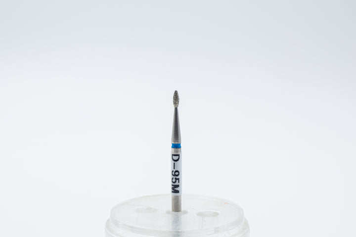 Diamond  Nail Drill Bits D-95 shape  bud, head size 1.4x4 mm