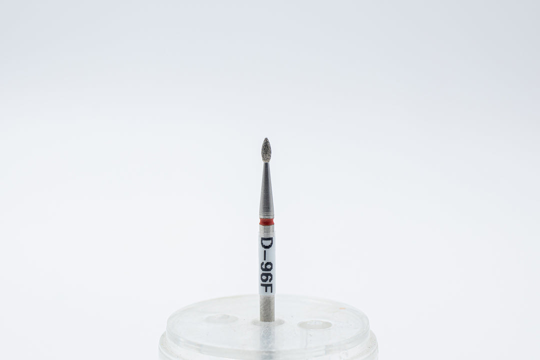 Diamond  Nail Drill Bits D-96, shape  bud, head size 1.6x4 mm