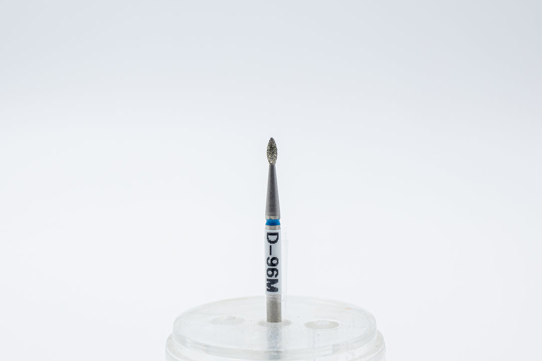 Diamond  Nail Drill Bits D-96, shape  bud, head size 1.6x4 mm