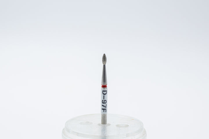 Diamond  Nail Drill Bits D-97 shape  bud, head size 1.8x4.5 mm
