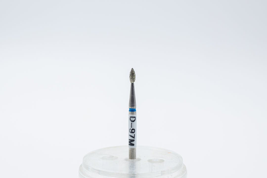 Diamond  Nail Drill Bits D-97 shape  bud, head size 1.8x4.5 mm