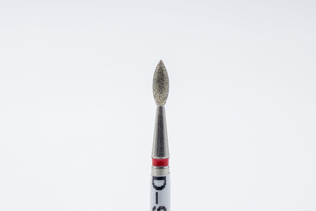 Diamond  Nail Drill Bits D-98/3 shape  Olive, head size 2.1*5.5 mm