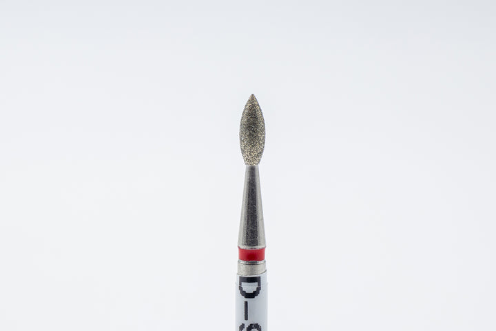 Diamond  Nail Drill Bits D-98/3 shape  Olive, head size 2.1*5.5 mm