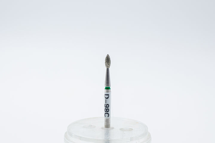 Diamond  Nail Drill Bits D-98 shape  bud, head size 2.1*5.0 mm