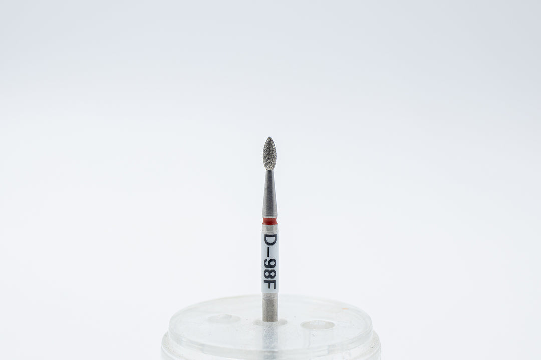 Diamond  Nail Drill Bits D-98 shape  bud, head size 2.1*5.0 mm
