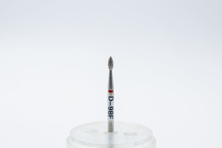 Diamond  Nail Drill Bits D-98 shape  bud, head size 2.1*5.0 mm