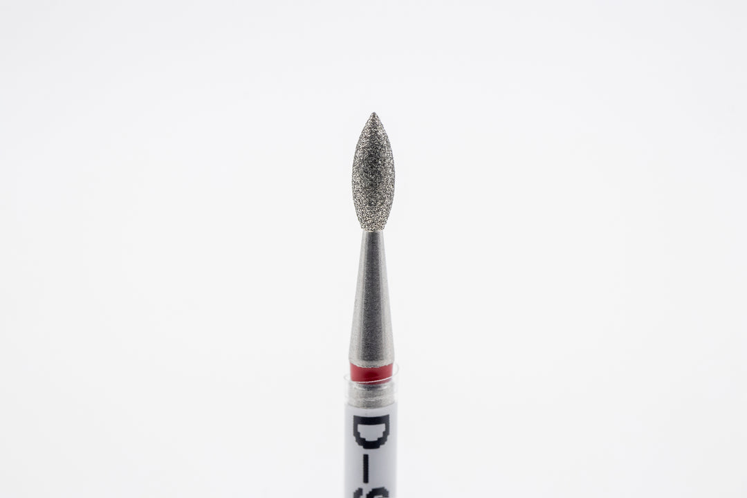 Diamond  Nail Drill Bits D-98/3 shape  Olive, head size 2.1*5.5 mm