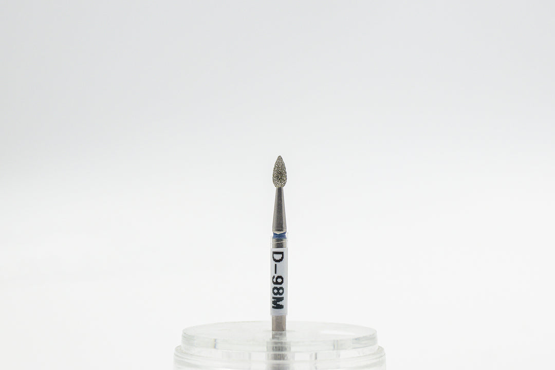 Diamond  Nail Drill Bits D-98 shape  bud, head size 2.1*5.0 mm
