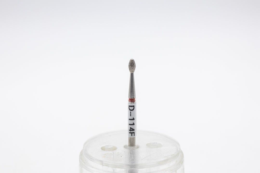 Diamond  Nail Drill Bits D-114 shape  bud, head size 2.3*4.2 mm