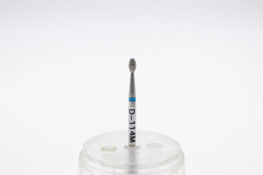 Diamond  Nail Drill Bits D-114 shape  bud, head size 2.3*4.2 mm