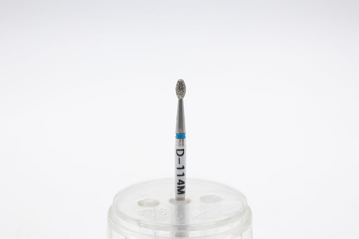 Diamond  Nail Drill Bits D-114 shape  bud, head size 2.3*4.2 mm