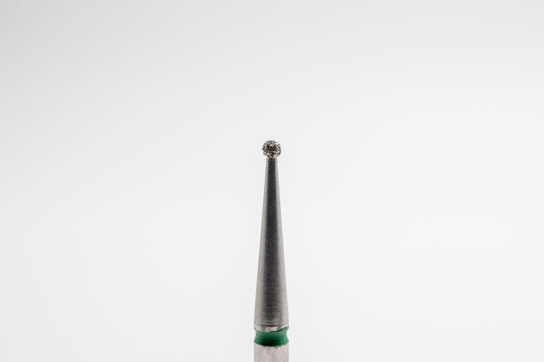 Diamond Nail Drill Bits D-1, shape Ball, head size 1.2x1.0 mm