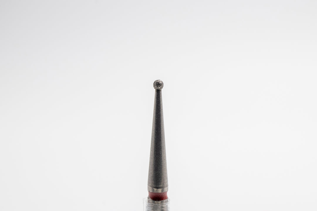 Diamond Nail Drill Bits D-1, shape Ball, head size 1.2x1.0 mm