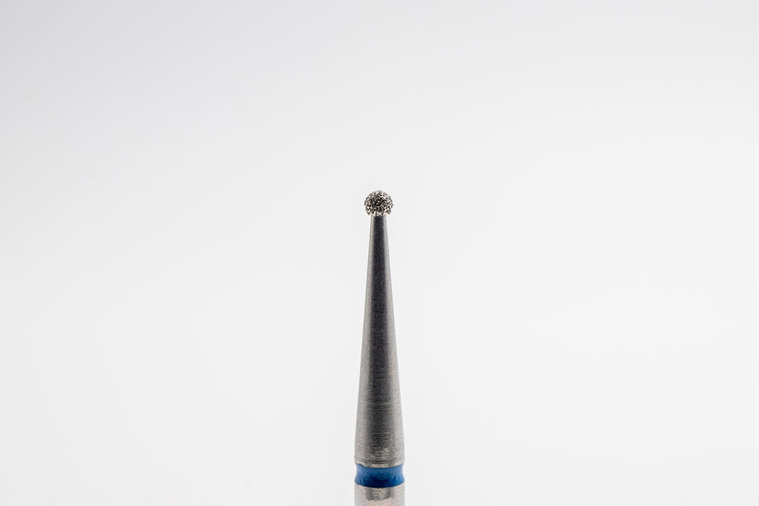 Diamond Nail Drill Bits D-1, shape Ball, head size 1.2x1.0 mm