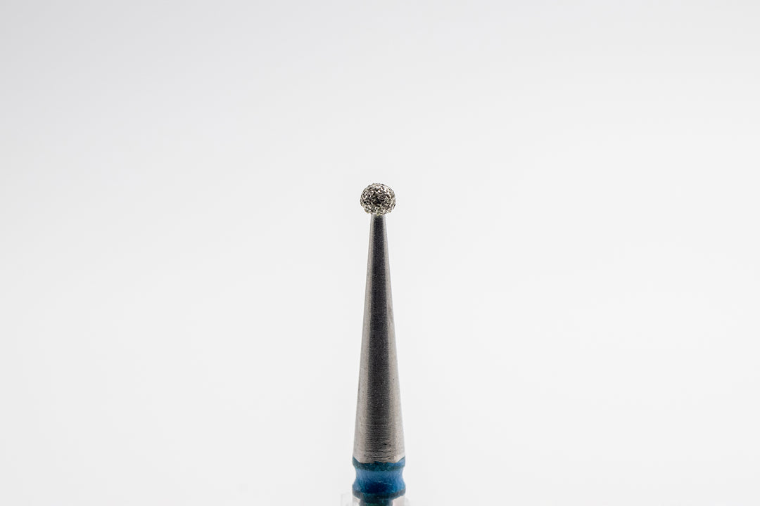 Diamond Nail Drill Bits D-2, shape Ball, head size 1.4x1.2 mm