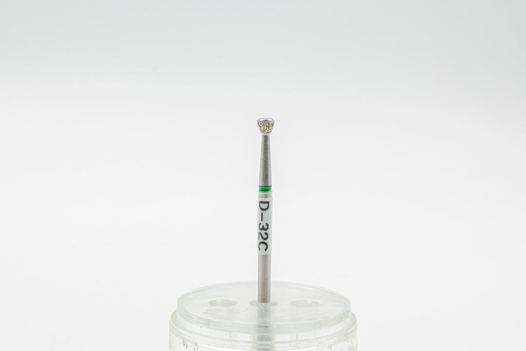 Diamond Nail Drill Bit D-32, shape inverted cone, head size 3x2.9 mm