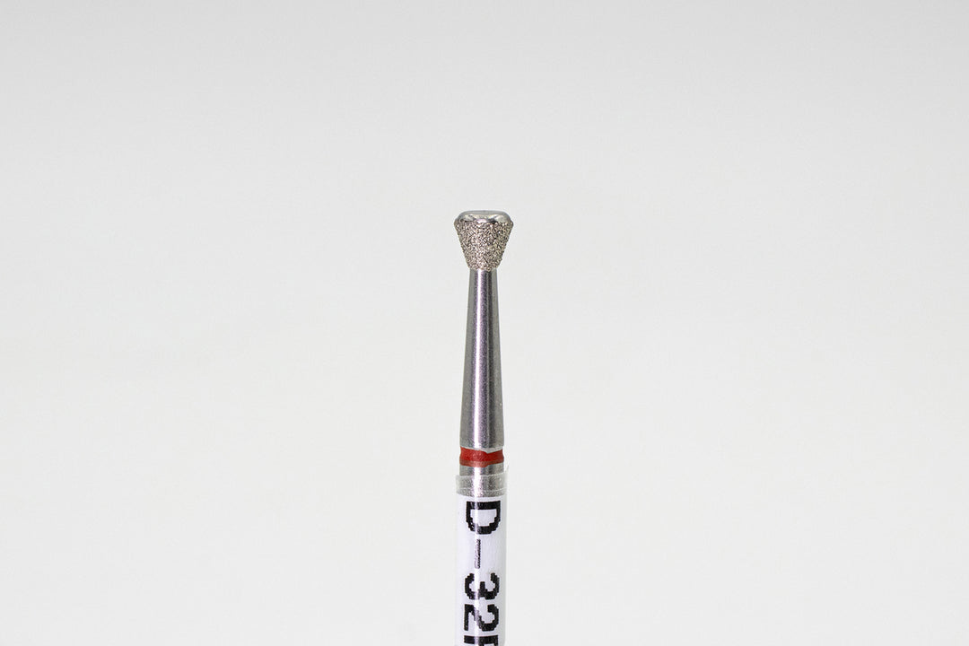 Diamond Nail Drill Bit D-32, shape inverted cone, head size 3x2.9 mm