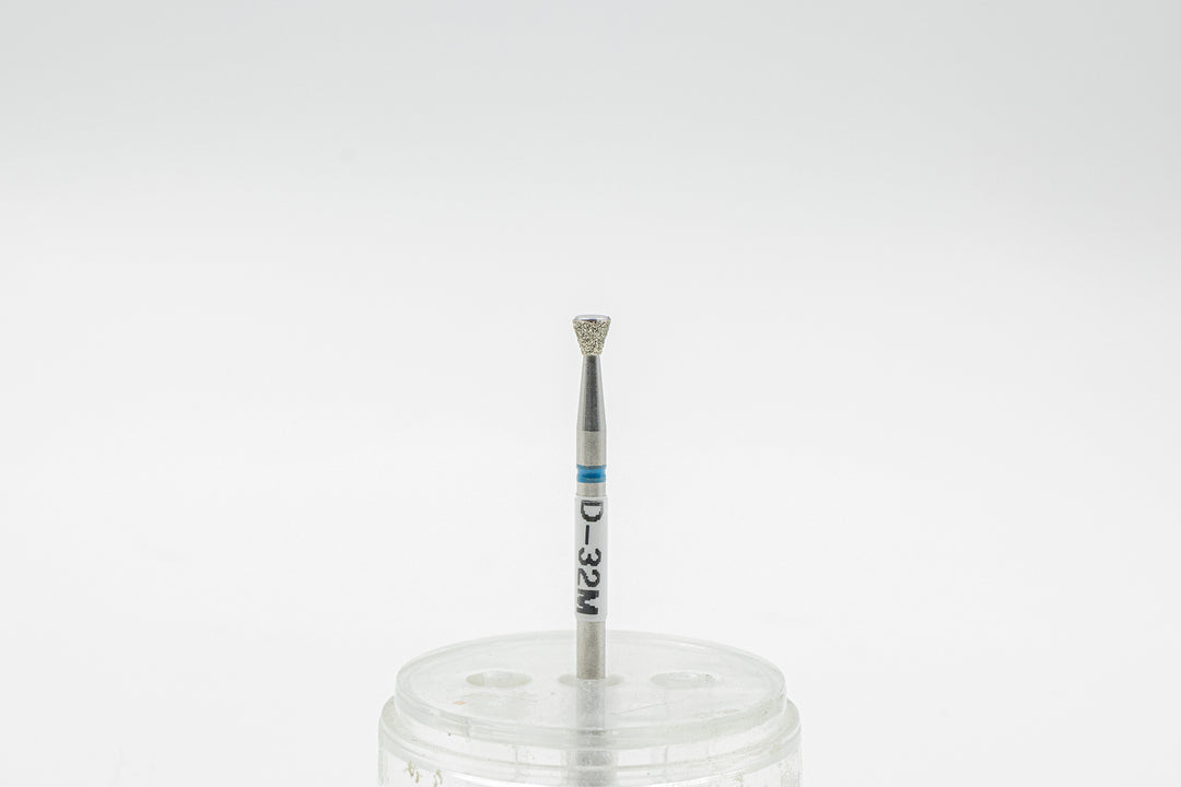 Diamond Nail Drill Bit D-32, shape inverted cone, head size 3x2.9 mm