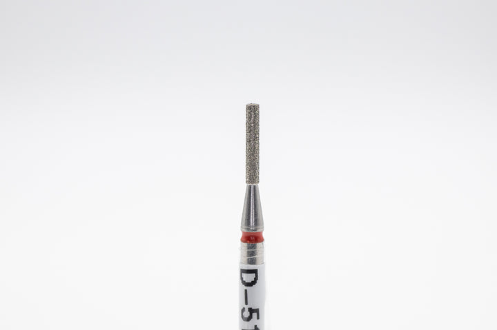 Forets à ongles diamantés D-51, forme cylindrique ; taille de la tête 1,4x8,0,mm