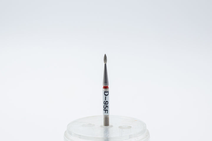 Diamond  Nail Drill Bits D-95 shape  bud, head size 1.4x4 mm