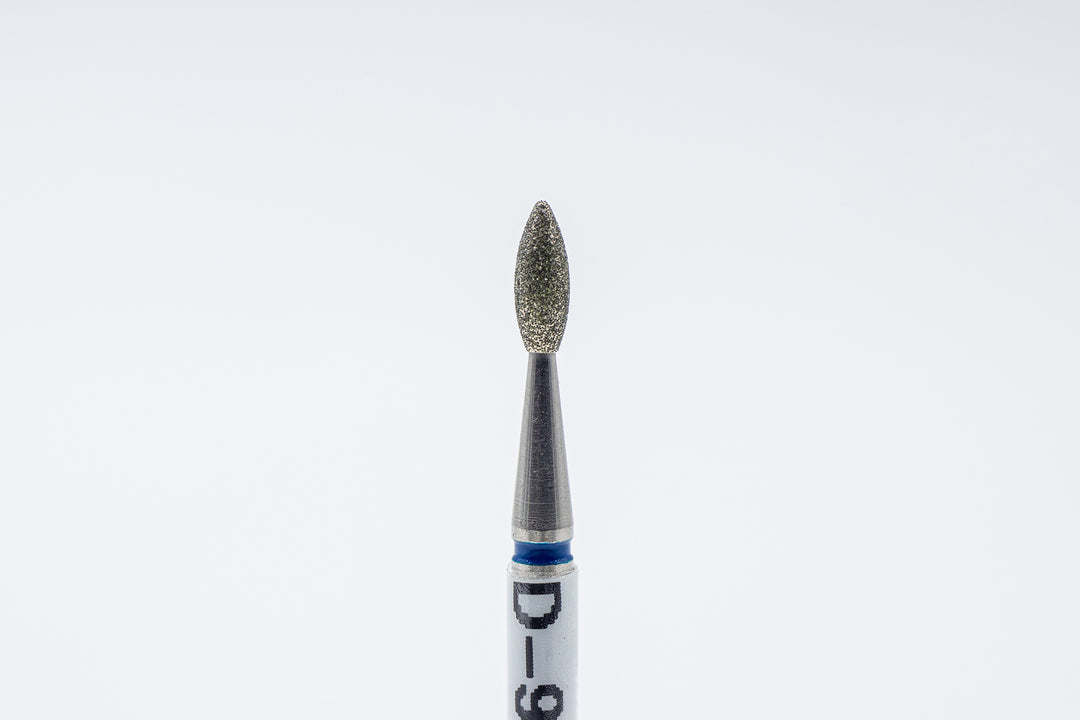 Diamond  Nail Drill Bits D-98/3 shape  Olive, head size 2.1*5.5 mm