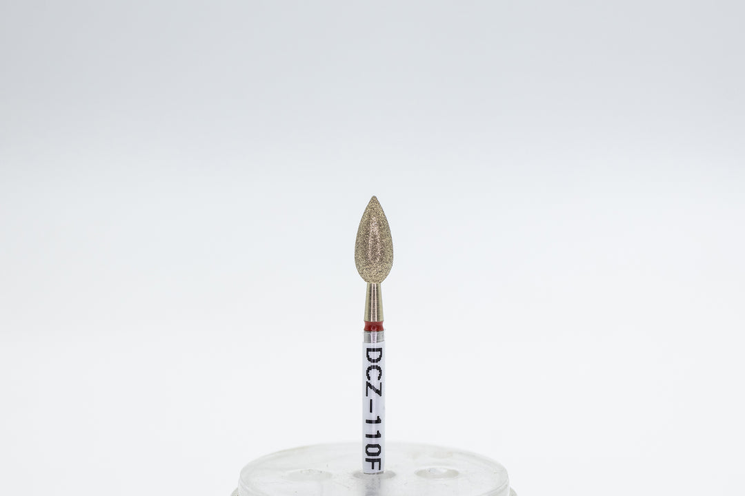 Coated Diamond Nail Drill Bits DCZ-100, shape bud, size 4.5x10mm