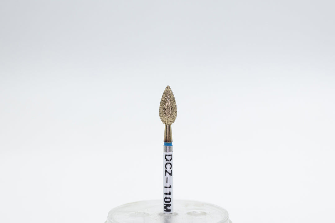 Coated Diamond Nail Drill Bits DCZ-100, shape bud, size 4.5x10mm
