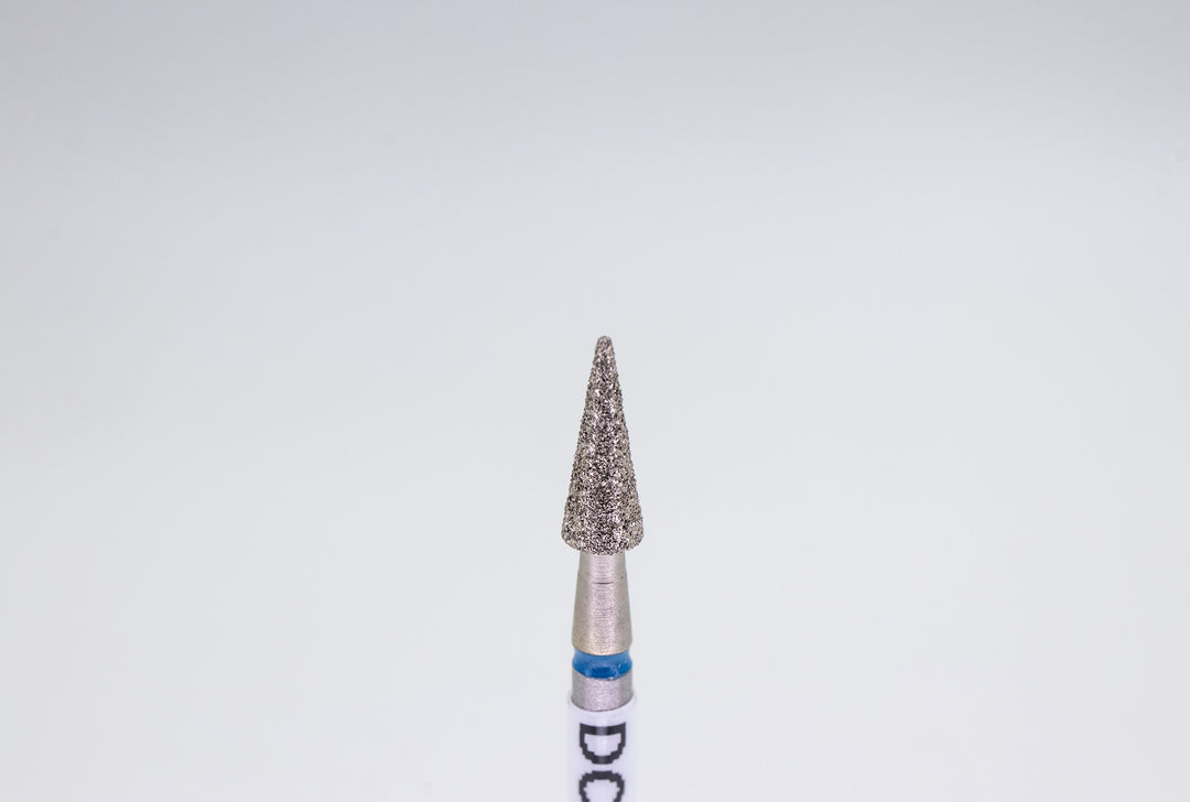 Coated Diamond Nail Drill Bits DCZ-76, shape Cone , head size 3.1x8mm