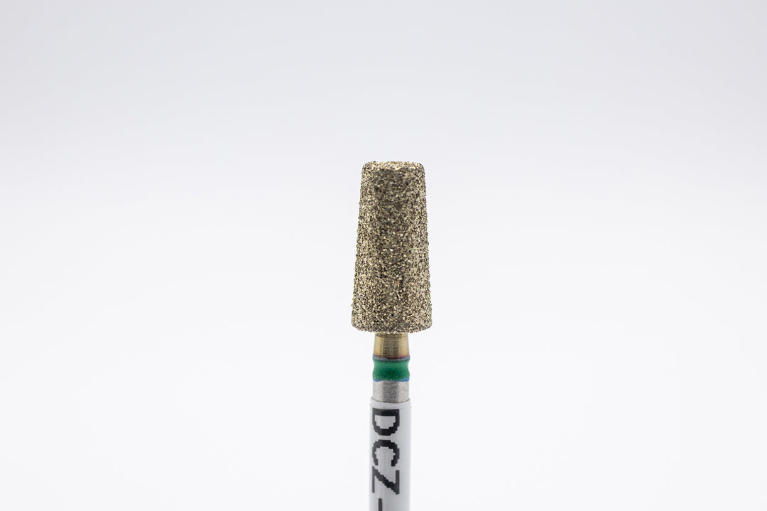 Coated Diamond Nail Drill Bits DCZ-81, shape tapered barrel, head size 5x10mm