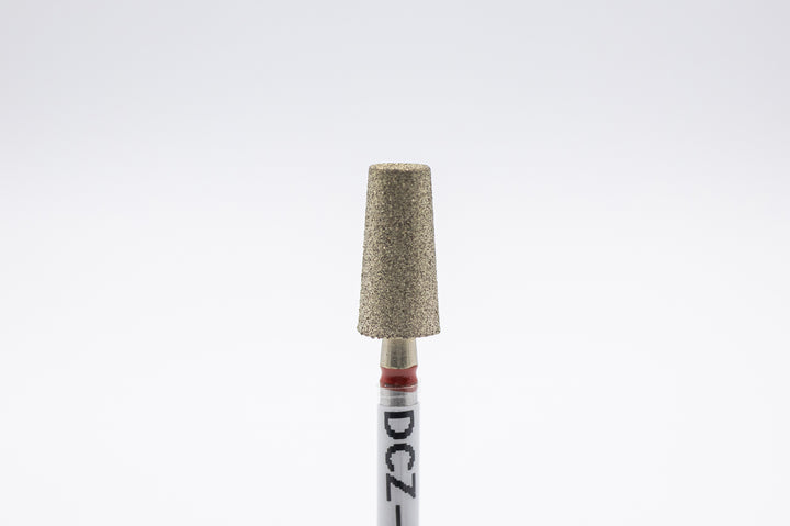 Coated Diamond Nail Drill Bits DCZ-81, shape tapered barrel, head size 5x10mm