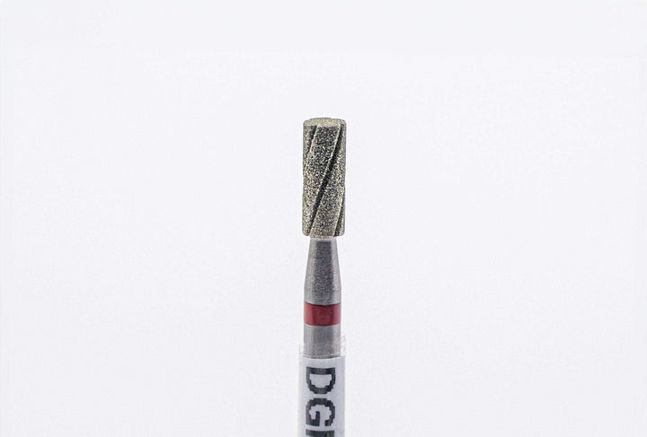 Diamond Cool Groove Nail Drill Bits Barrel DGR-2.7x7 mm