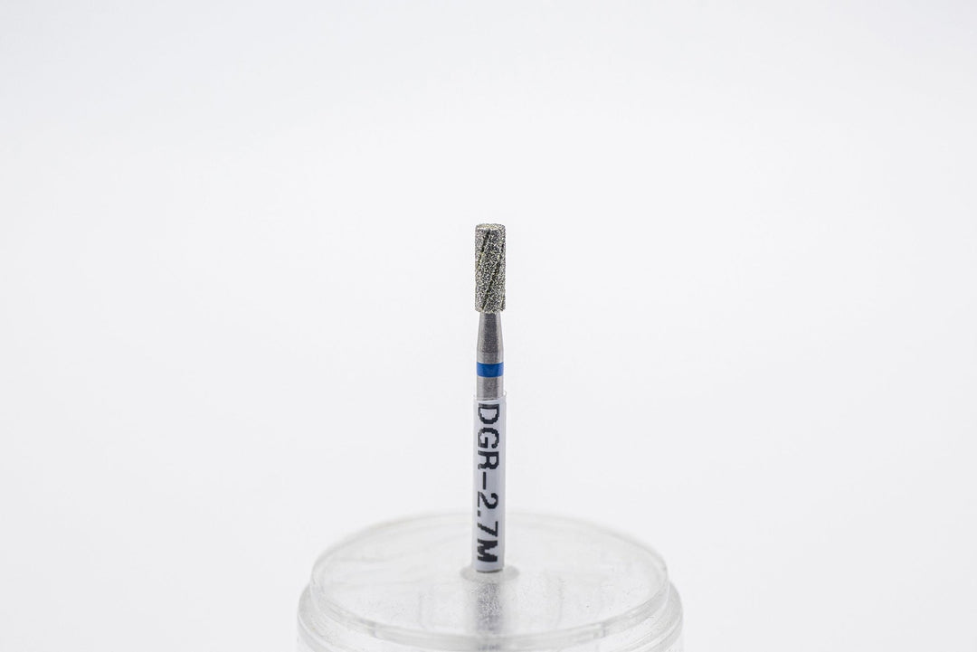 Diamond Cool Groove Nail Drill Bits DGR - 2.7, shape barrel, head size 2.7x7 mm - U - tools - U - tools
