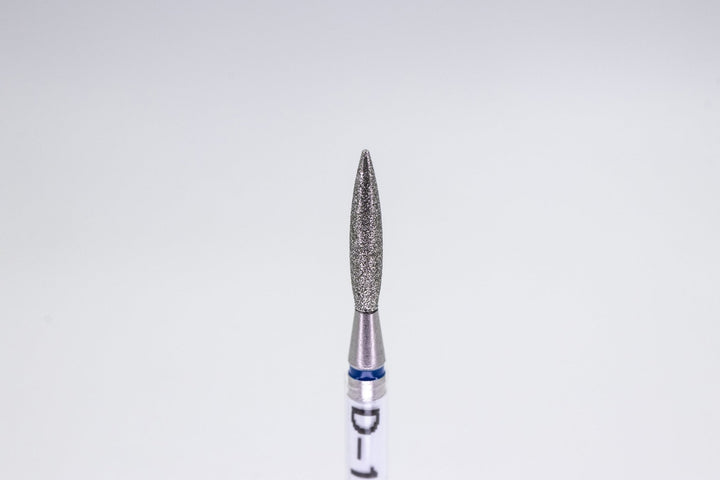 Diamond drill bit D - 118/3, shape pointed flame, size 2.0x9 mm - U - tools - U - tools