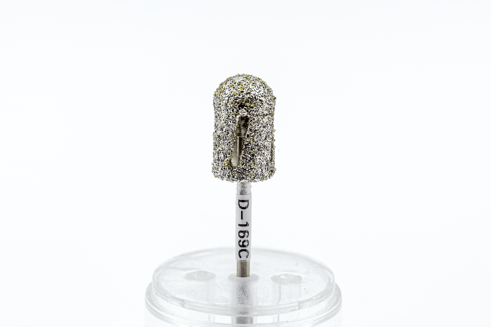 Diamond Drill Bit D - 169, Hollow Rounded Cylinder shape, size head 17x10 mm - U - tools