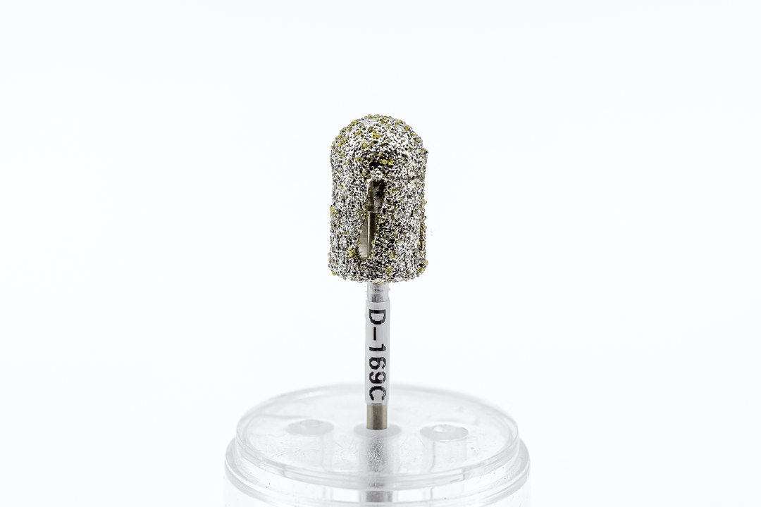 Diamond Drill Bit D - 169, Hollow Rounded Cylinder shape, size head 17x10 mm - U - tools