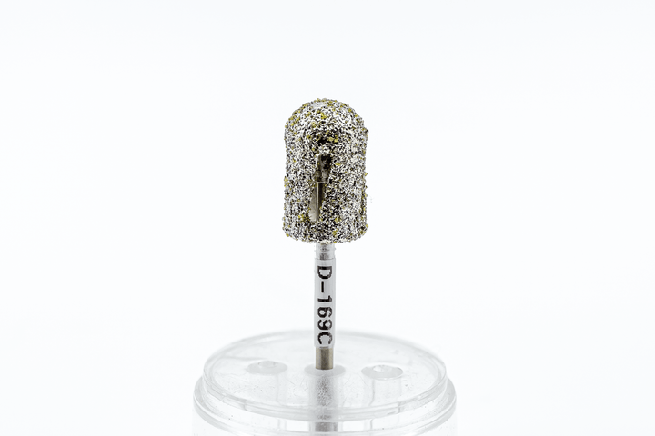 Diamond Drill Bit D - 169, Hollow Rounded Cylinder shape, size head 17x10 mm - U - tools