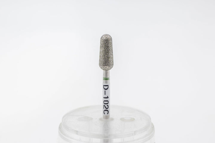 Diamond Nail Drill Bit D - 102, shape rounded barrel; head size 5x12 mm - U - tools - U - tools