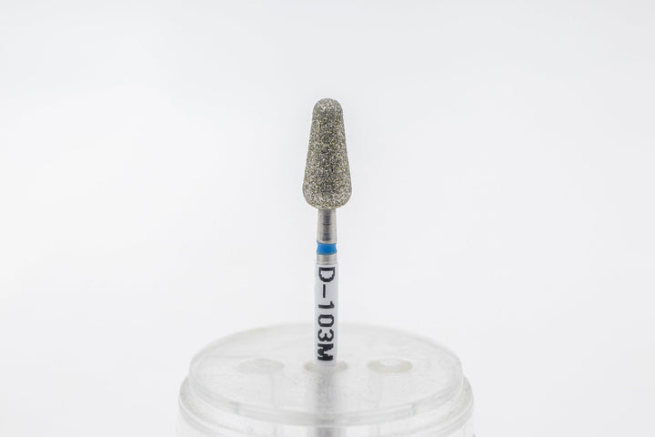 Diamond Nail Drill Bit D - 103, shape corn, head size 5.5x12 mm - U - tools - U - tools