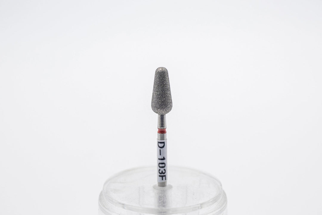 Diamond Nail Drill Bit D - 103, shape corn, head size 5.5x12 mm - U - tools - U - tools