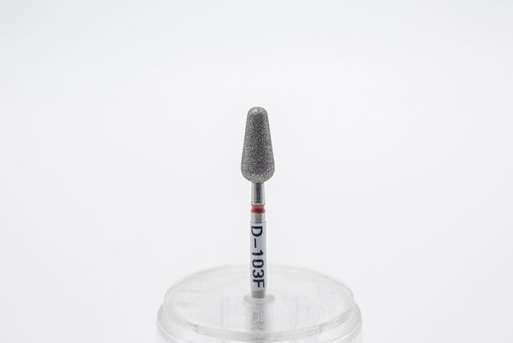 Diamond Nail Drill Bit D - 103, shape corn, head size 5.5x12 mm - U - tools - U - tools