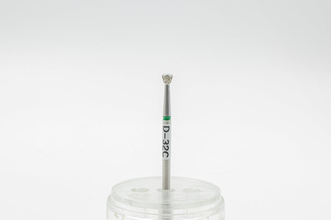 Diamond Nail Drill Bit D - 32, shape inverted cone, head size 3x2.9 mm - U - tools - U - tools