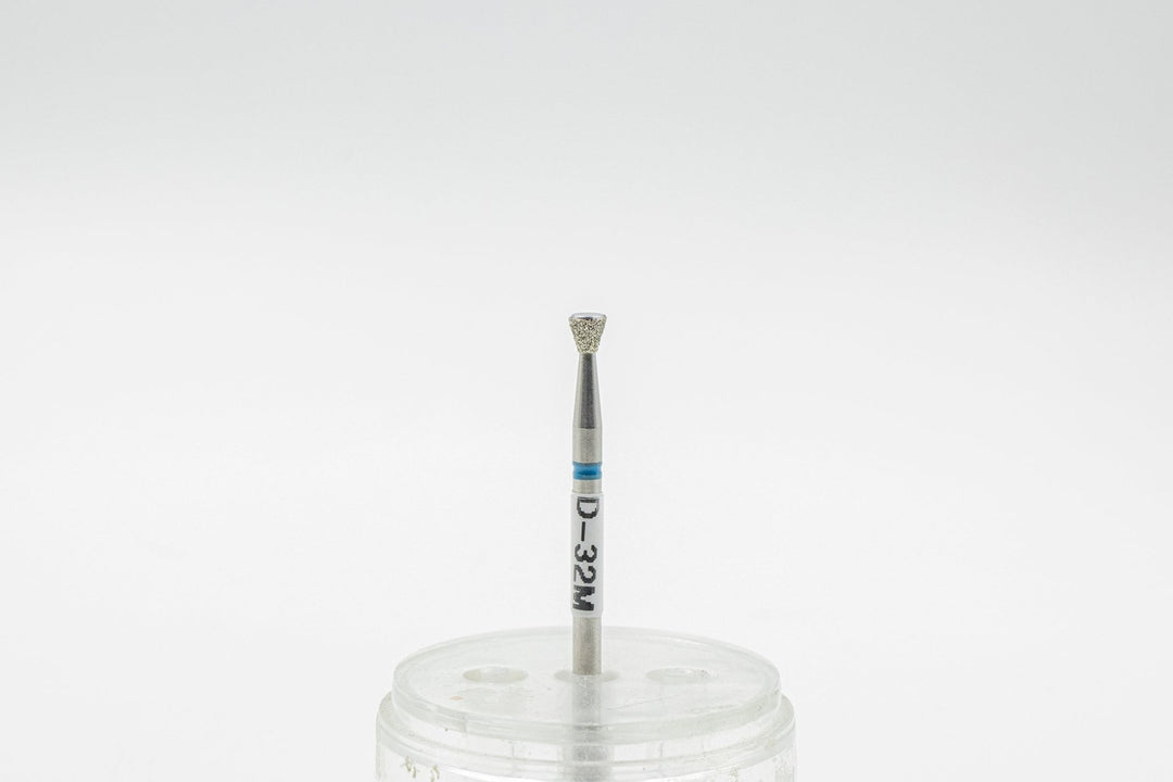 Diamond Nail Drill Bit D - 32, shape inverted cone, head size 3x2.9 mm - U - tools - U - tools