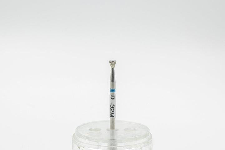 Diamond Nail Drill Bit D - 32, shape inverted cone, head size 3x2.9 mm - U - tools - U - tools