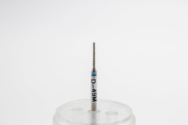 Diamond Nail Drill Bit D - 49, shape Thin Cylinder, head size 1.0x10 mm - U - tools - U - tools