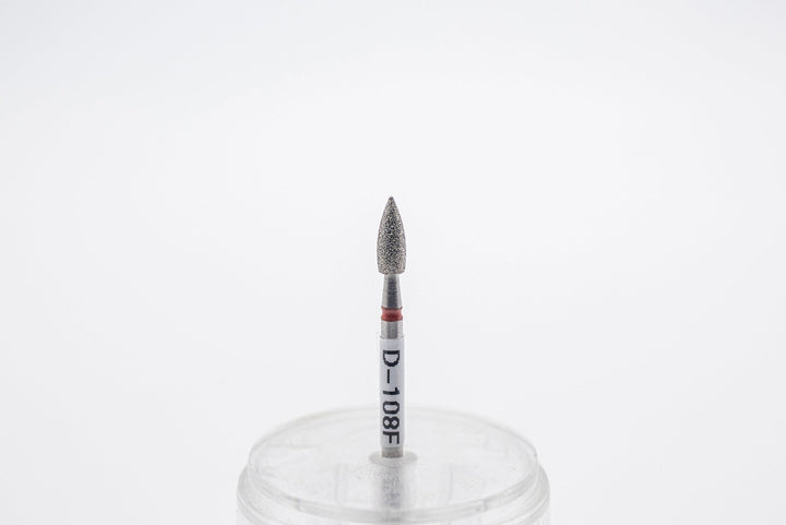 Diamond Nail Drill Bits D - 108, shape bullet, head size 3.1x8mm - U - tools - U - tools