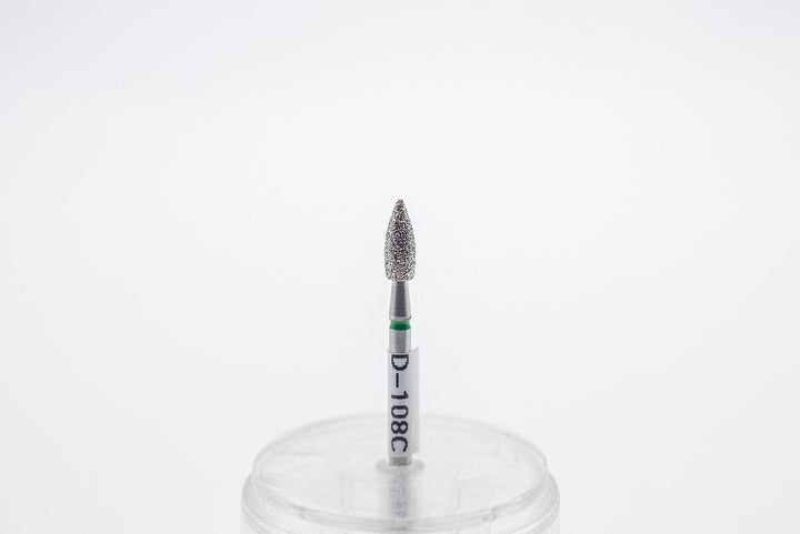 Diamond Nail Drill Bits D - 108, shape bullet, head size 3.1x8mm - U - tools - U - tools